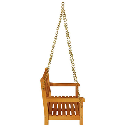 Gartenschaukelbank Braun 119 x 35 x 47 cm Massivholz Akazie