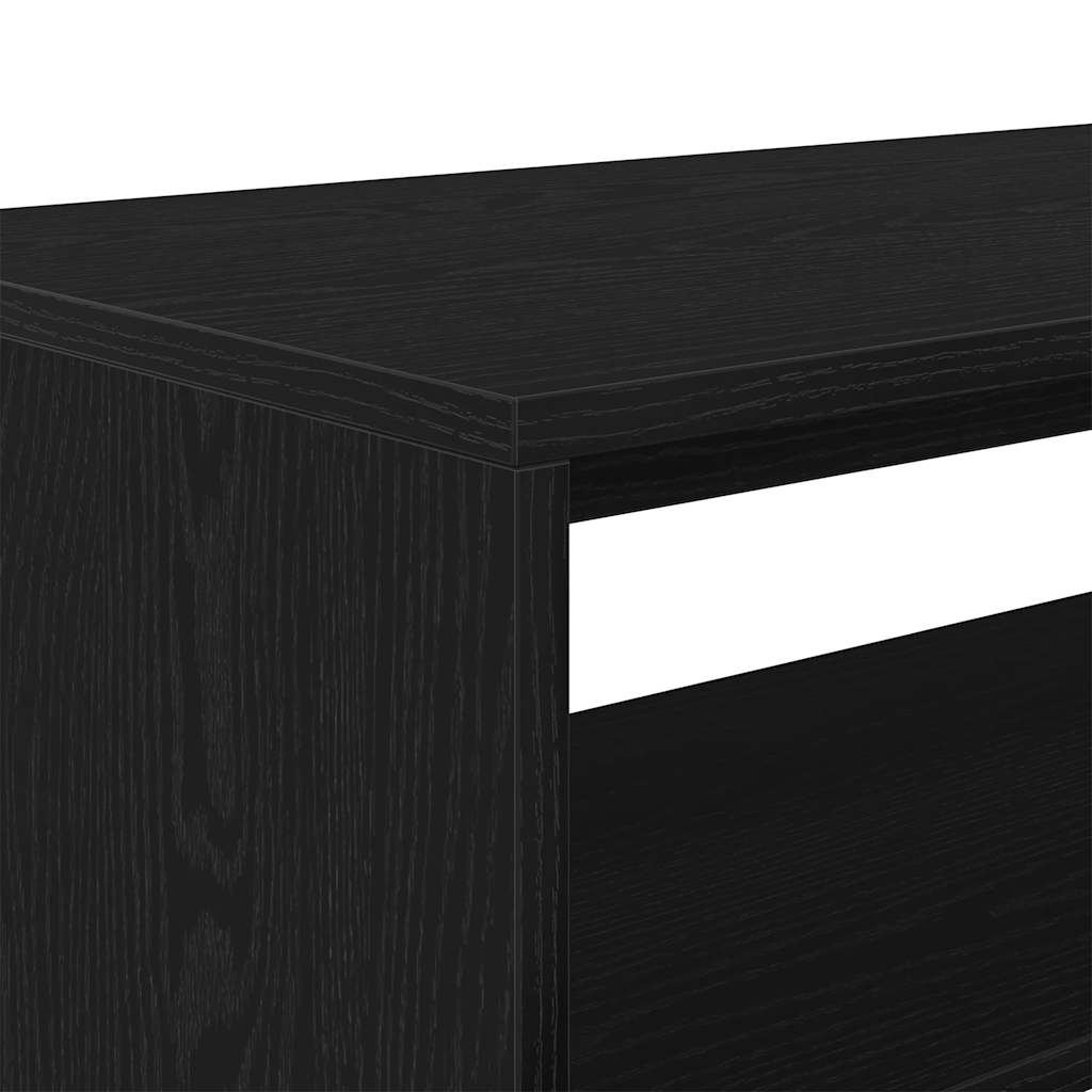 TV-Schrank Schwarz Eichen-Optik 60x40x40 cm Holzwerkstoff