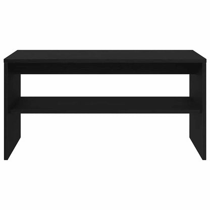 TV-Schrank Schwarz Eiche-Optik 80x40x40 cm Holzwerkstoff