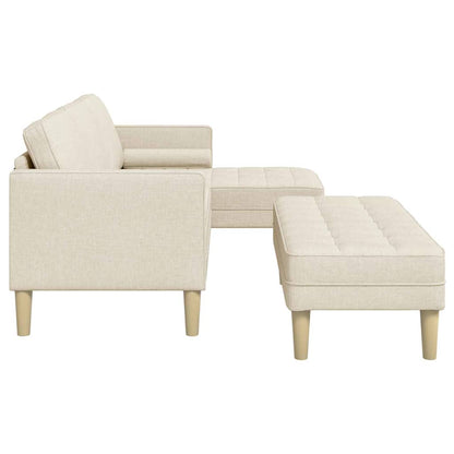 Sofa Set 2 pcs Leinen 173 x 131 x 67 cm Stoff