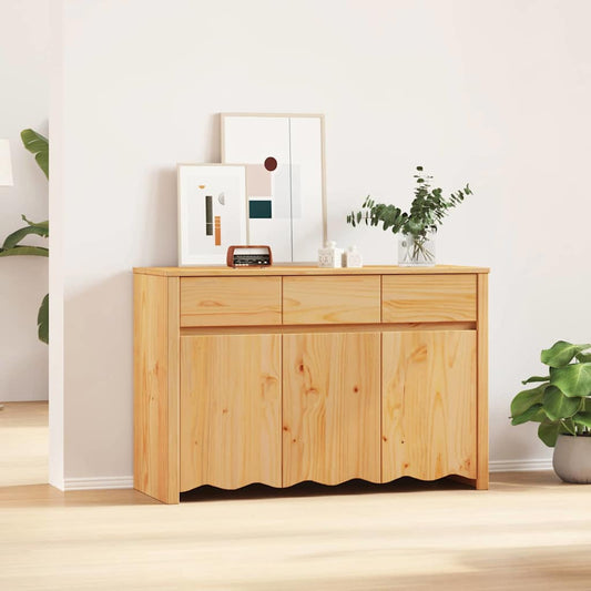 Sideboard Drammen Eiche 114 x 43 x 75.5 cm Massivholz Kiefer