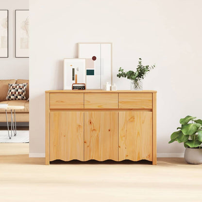 Sideboard Drammen Eiche 114 x 43 x 75.5 cm Massivholz Kiefer