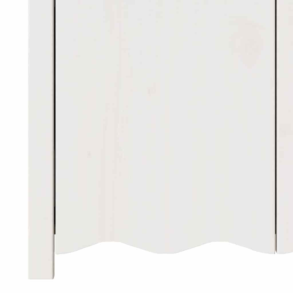 Sideboard Drammen Weiß 114 x 43 x 75.5 cm Massivholz Kiefer