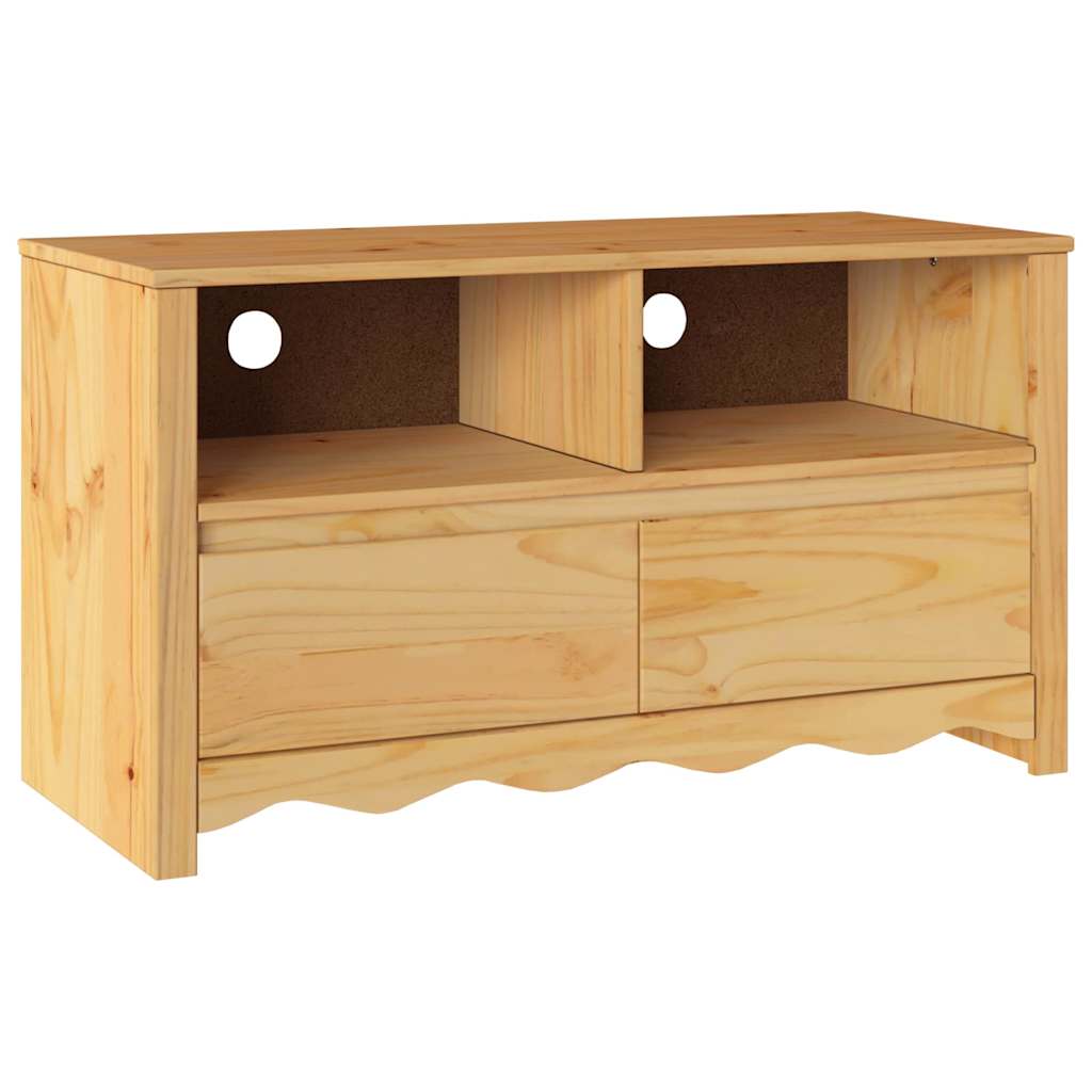 TV-Schrank Drammen Eiche 99 x 43 x 55 cm Massivholz Kiefer