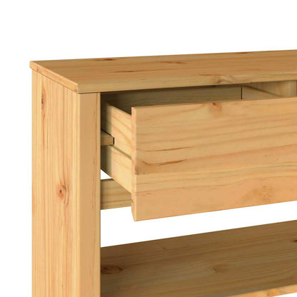 Konsolentisch Drammen Eiche 89,5 x 37 x 73 cm Massivholz Kiefer