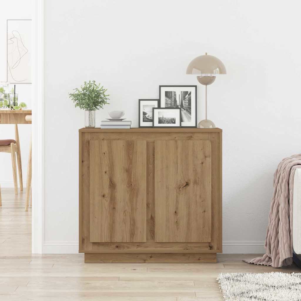 Artisan Eichen Sideboard Eiche handwerklich 80 x 34 x 75 cm