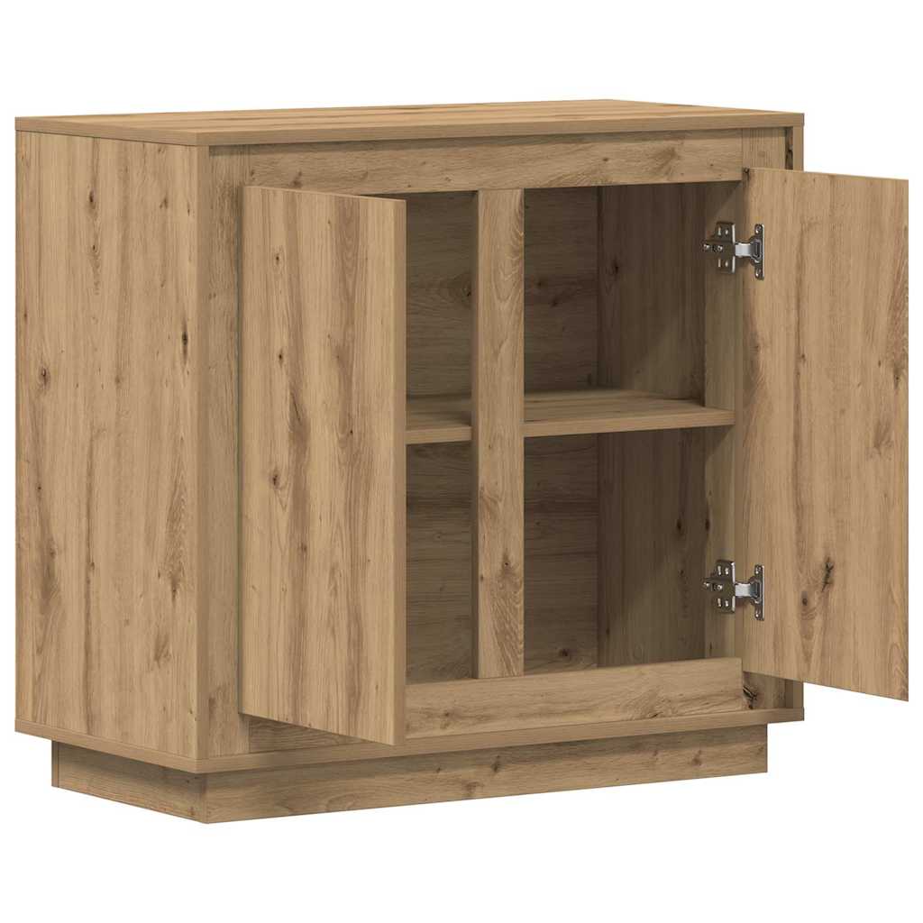 Artisan Eichen Sideboard Eiche handwerklich 80 x 34 x 75 cm