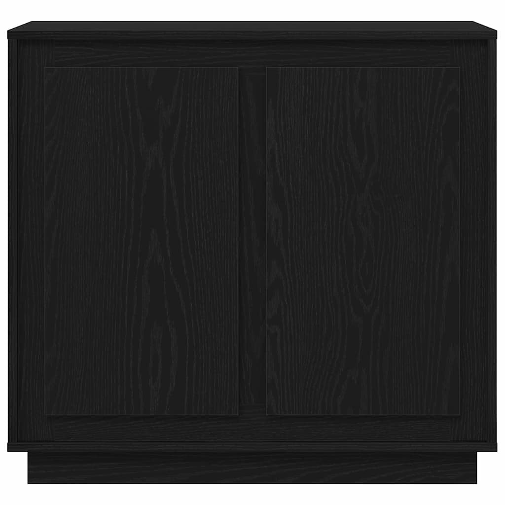 Moderner Buffet Sideboard Schwarze Eiche 80 x 34 x 75 cm