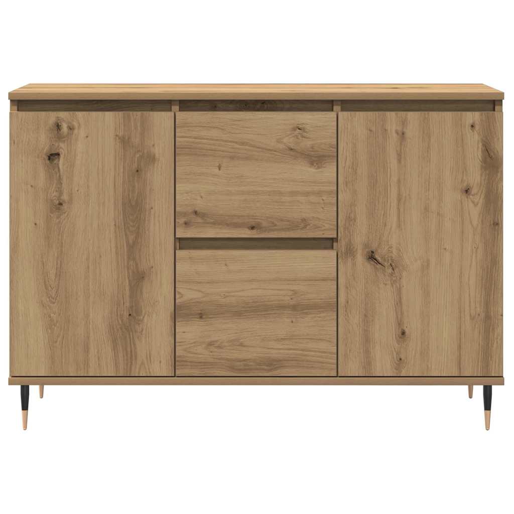 Sideboard Eiche handwerklich 101,5 x 35 x 70 cm Holzwerkstoff