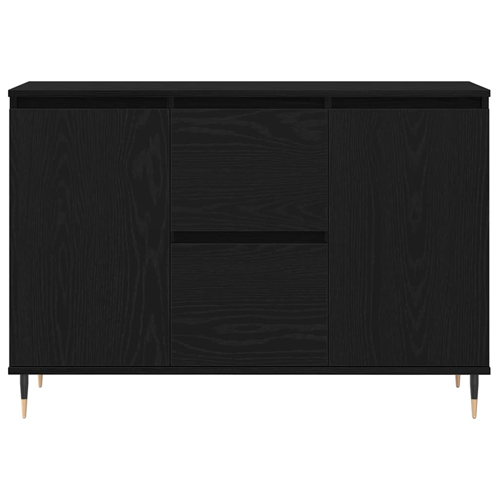 Sideboard Schwarze Eiche 101,5 x 35 x 70 cm Holzwerkstoff