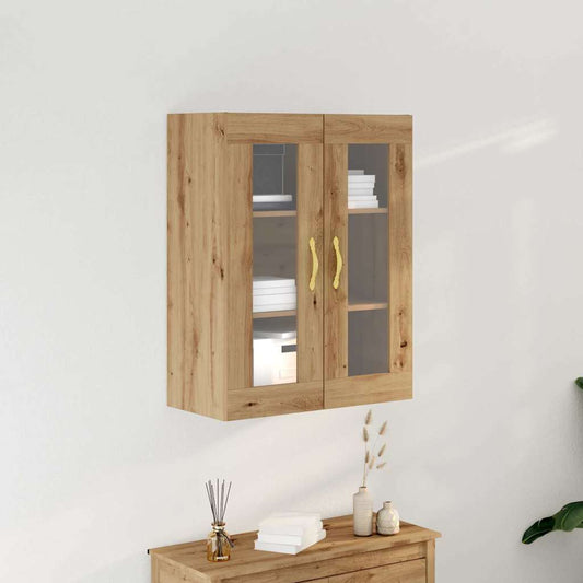 Wandschrank Artisan-Eiche 69,5 x 34 x 90 cm Holzwerkstoff