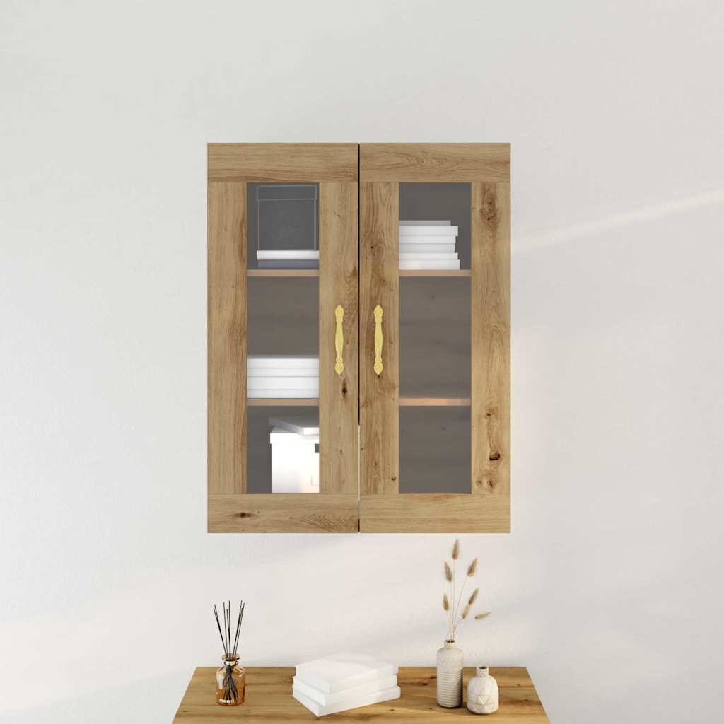 Wandschrank Artisan-Eiche 69,5 x 34 x 90 cm Holzwerkstoff
