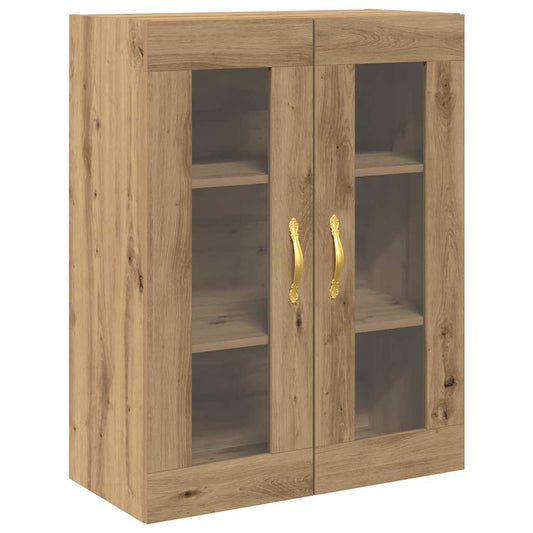 Wandschrank Artisan-Eiche 69,5 x 34 x 90 cm Holzwerkstoff
