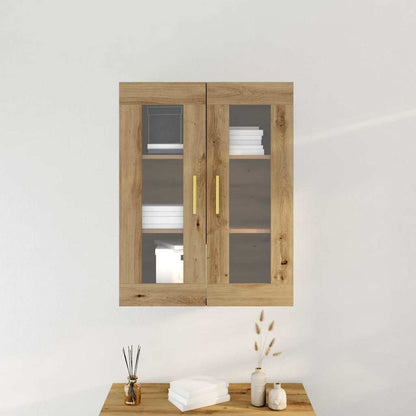 Wandschrank Artisan-Eiche 69,5 x 34 x 90 cm Holzwerkstoff