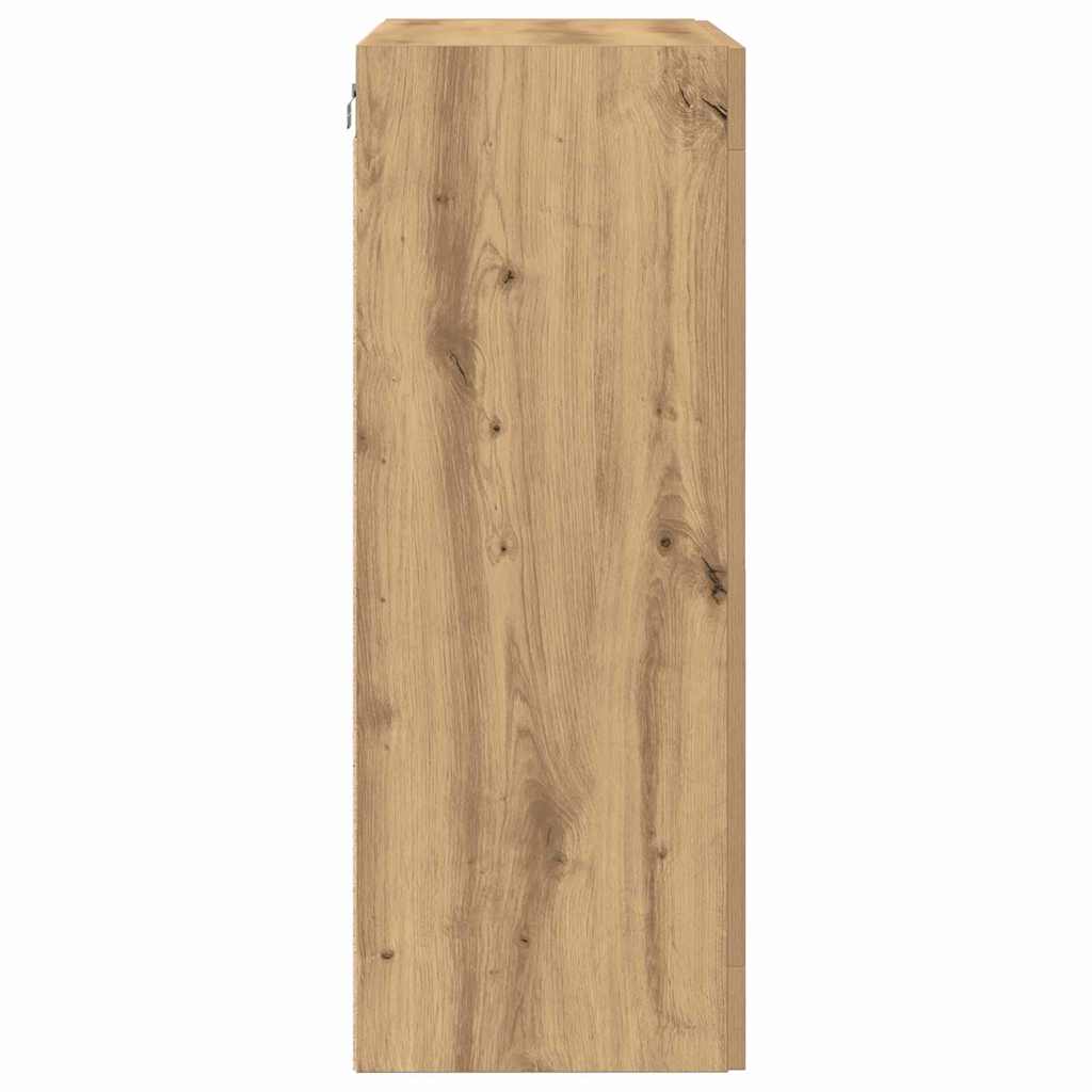 Wandschrank Artisan-Eiche 69,5 x 34 x 90 cm Holzwerkstoff