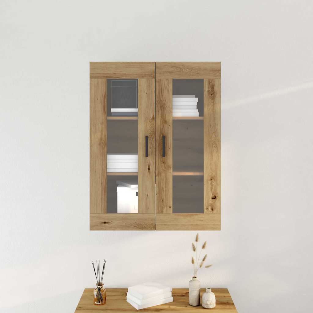 Wandschrank Artisan-Eiche 69,5 x 34 x 90 cm Holzwerkstoff