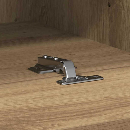 TV-Wandregal Eiche handwerklich 100 x 30 x 30 cm Holzwerkstoff