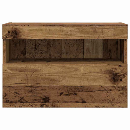 TV-Wandregal Wandmontiert Altholz 60 x 30 x 40 cm Holzwerkstoff