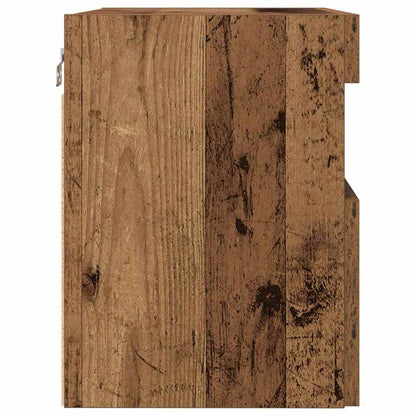 TV-Wandregal Wandmontiert Altholz 60 x 30 x 40 cm Holzwerkstoff