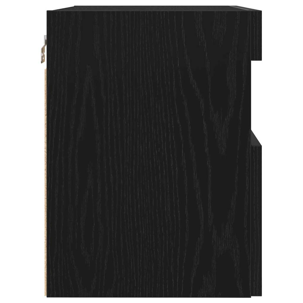 TV-Wandregal Schwarze Eiche 60 x 30 x 40 cm Holzwerkstoff