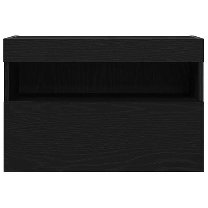TV-Wandregal Schwarze Eiche 60 x 30 x 40 cm Holzwerkstoff