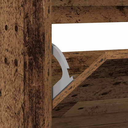 Schuhschrank mit Tür Altholz 80 x 21 x 87.5 cm Holzwerkstoff