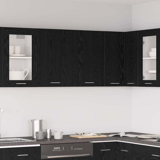 Hängeschrank Schwarze Eiche 80 x 31 x 60 cm Holzwerkstoff