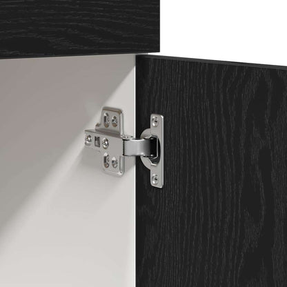 Schubladenunterschrank mit Tür Schwarze Eiche 60 x 46 x 81.5 cm