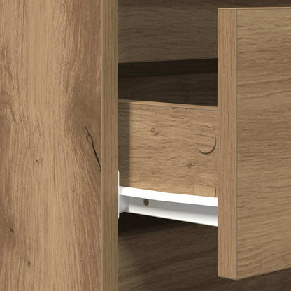 Sideboard Eiche handwerklich 60 x 35 x 70 cm Holzwerkstoff