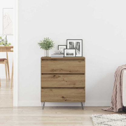 Sideboard Eiche handwerklich 60 x 35 x 70 cm Holzwerkstoff
