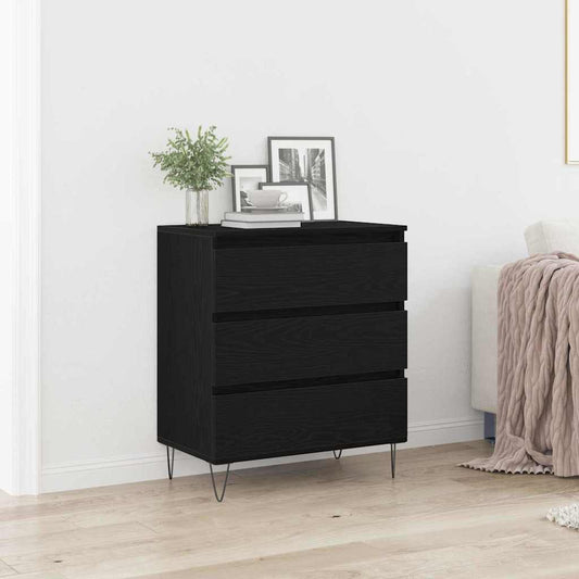 Sideboard Schwarze Eiche 60 x 35 x 70 cm Holzwerkstoff