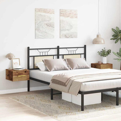 Nachttisch 2 pcs Altholz 35 x 35 x 20 cm Holzwerkstoff