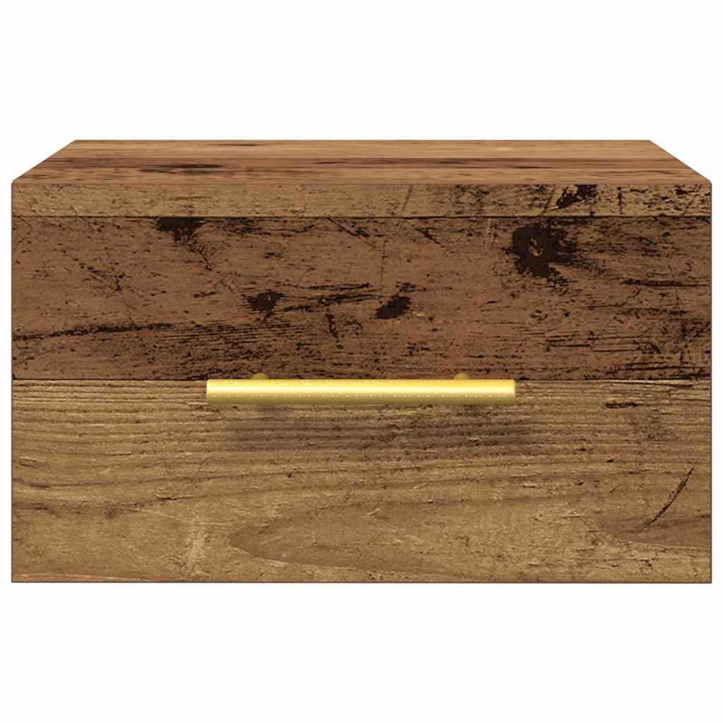 Nachttisch 2 pcs Altholz 35 x 35 x 20 cm Holzwerkstoff