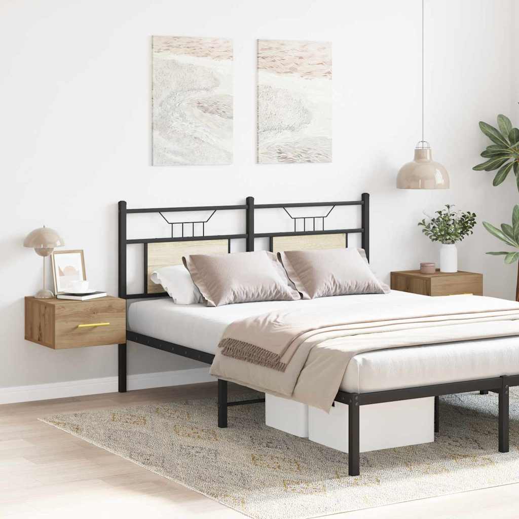 Nachttisch 2 pcs Artisan-Eiche 35 x 35 x 20 cm Holzwerkstoff