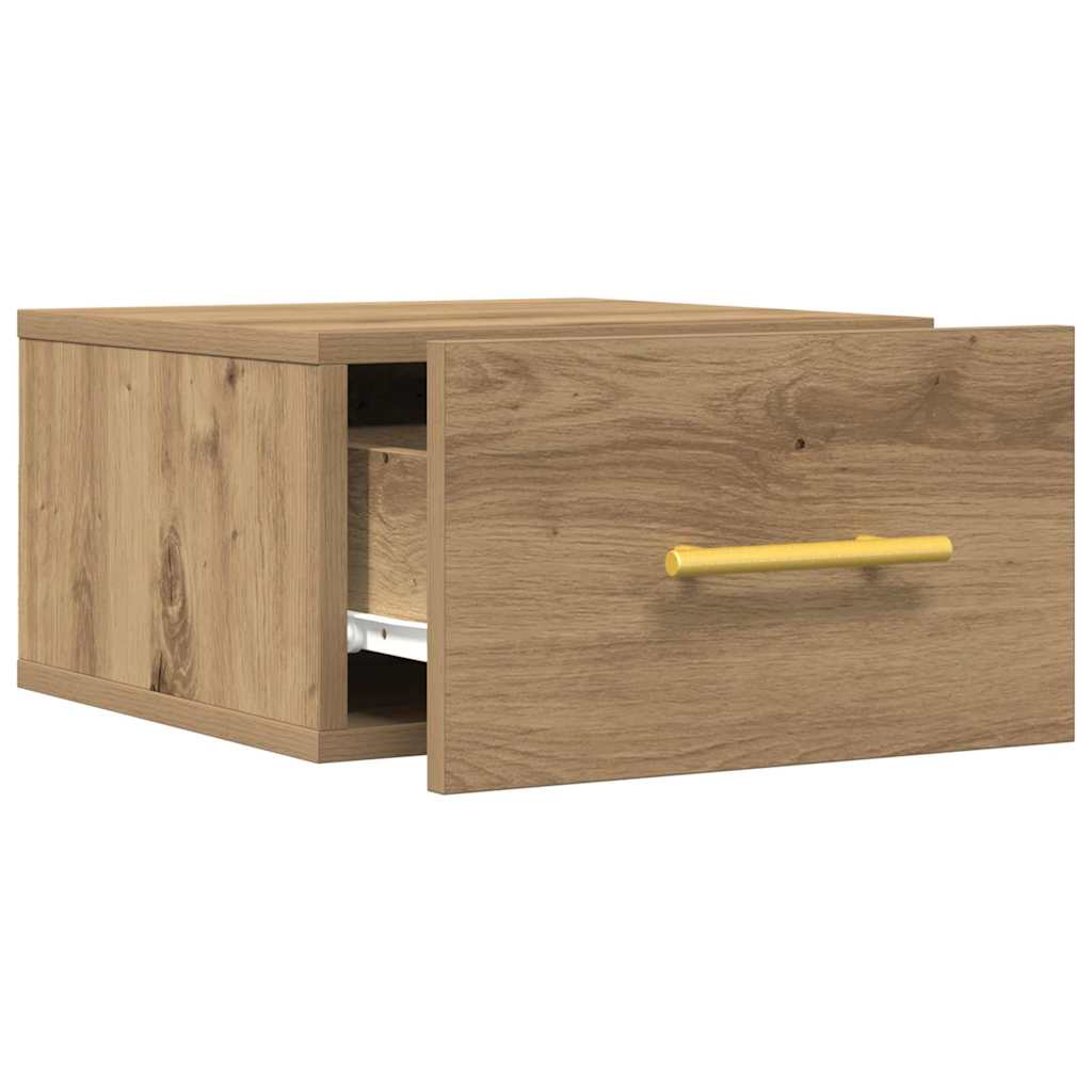 Nachttisch 2 pcs Artisan-Eiche 35 x 35 x 20 cm Holzwerkstoff