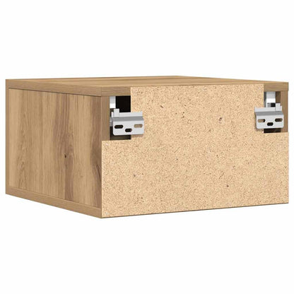 Nachttisch 2 pcs Artisan-Eiche 35 x 35 x 20 cm Holzwerkstoff