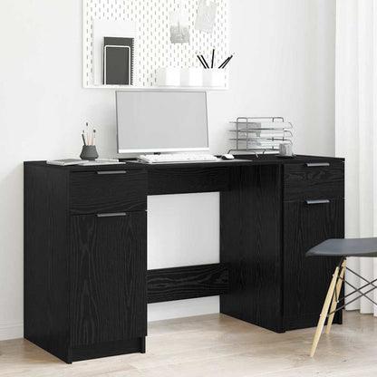 Schreibtisch Schwarze Eiche 133 x 50 x 75 cm Holzwerkstoff