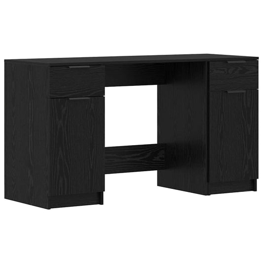 Schreibtisch Schwarze Eiche 133 x 50 x 75 cm Holzwerkstoff