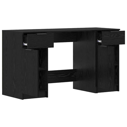 Schreibtisch Schwarze Eiche 133 x 50 x 75 cm Holzwerkstoff