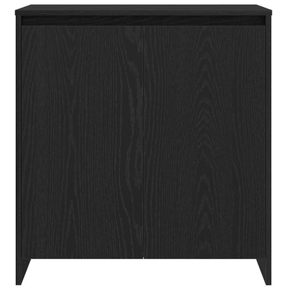 Sideboard 2 pcs Schwarz 70 x 41 x 75 cm Holzwerkstoff