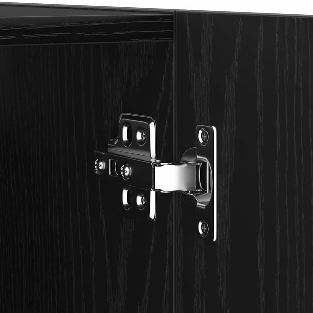 TV-Schrankset 5 pcs Schwarz Eichen-Optik Holzwerkstoff