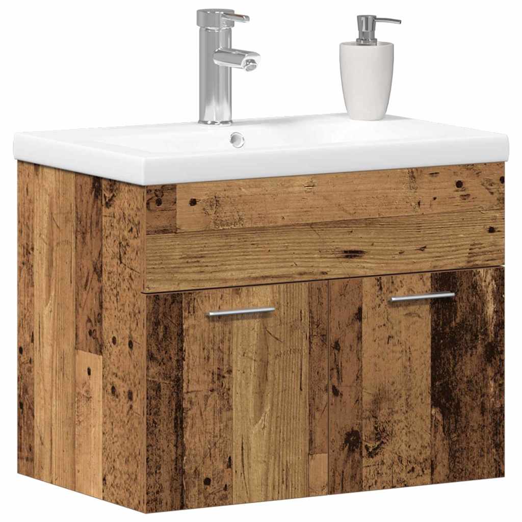 Schrankset Wandmontiert 2 pcs Holzwerkstoff