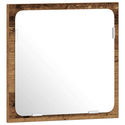 Badezimmermöbel-Set Wandmontiert 3 pcs Altholz Holzwerkstoff