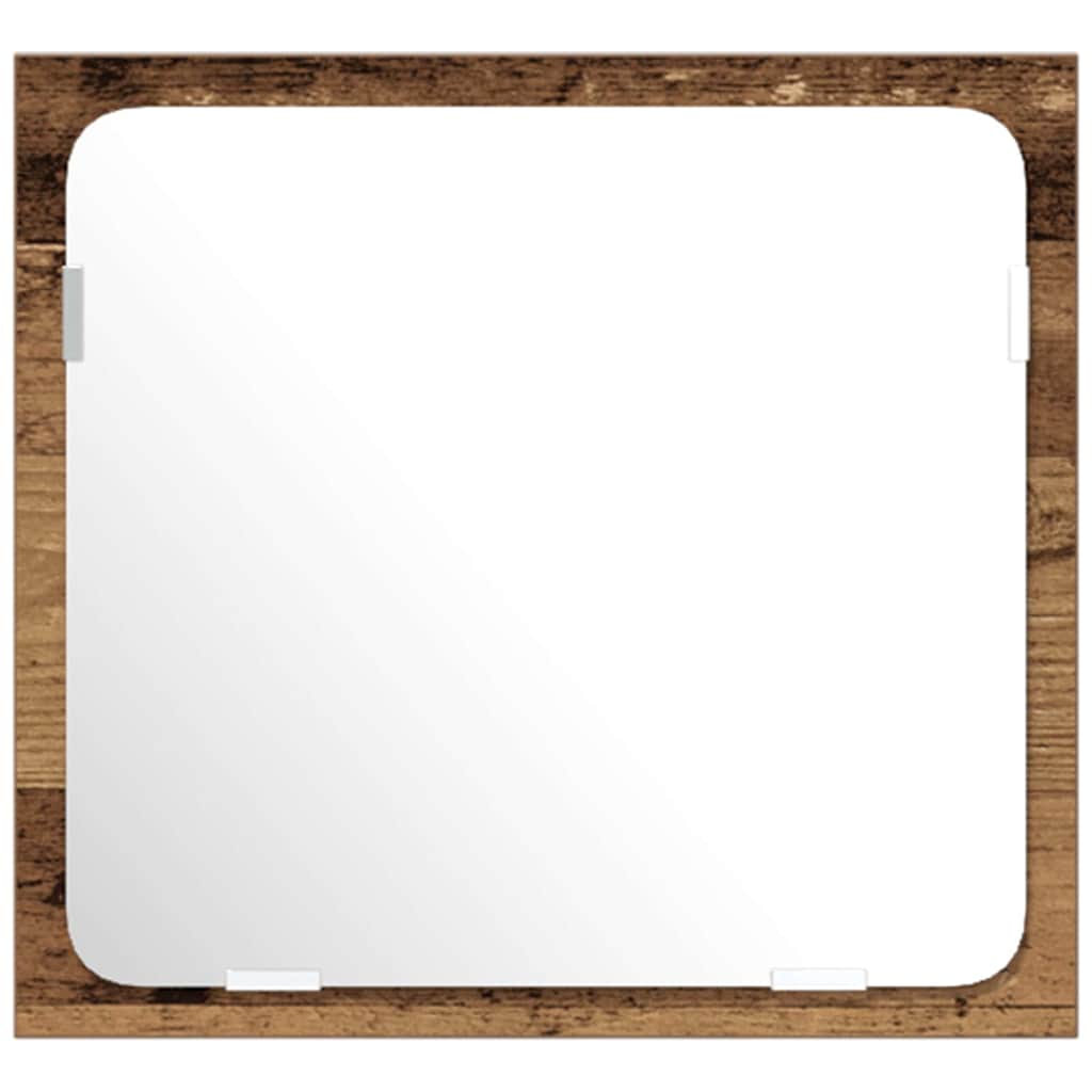 Badezimmermöbel-Set Wandmontiert 3 pcs Altholz Holzwerkstoff