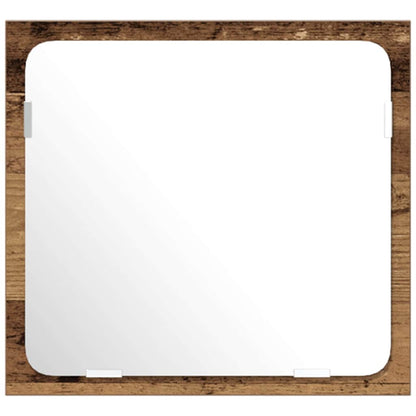 Badezimmermöbel-Set Wandmontiert 3 pcs Altholz Holzwerkstoff