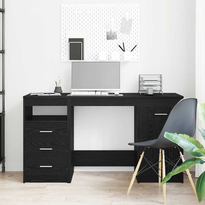 Schreibtisch Schwarze Eiche 140 x 50 x 76 cm Holzwerkstoff