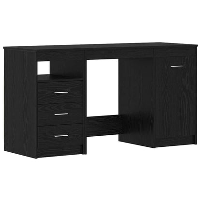 Schreibtisch Schwarze Eiche 140 x 50 x 76 cm Holzwerkstoff