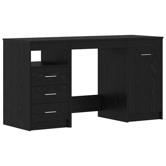Schreibtisch Schwarze Eiche 140 x 50 x 76 cm Holzwerkstoff