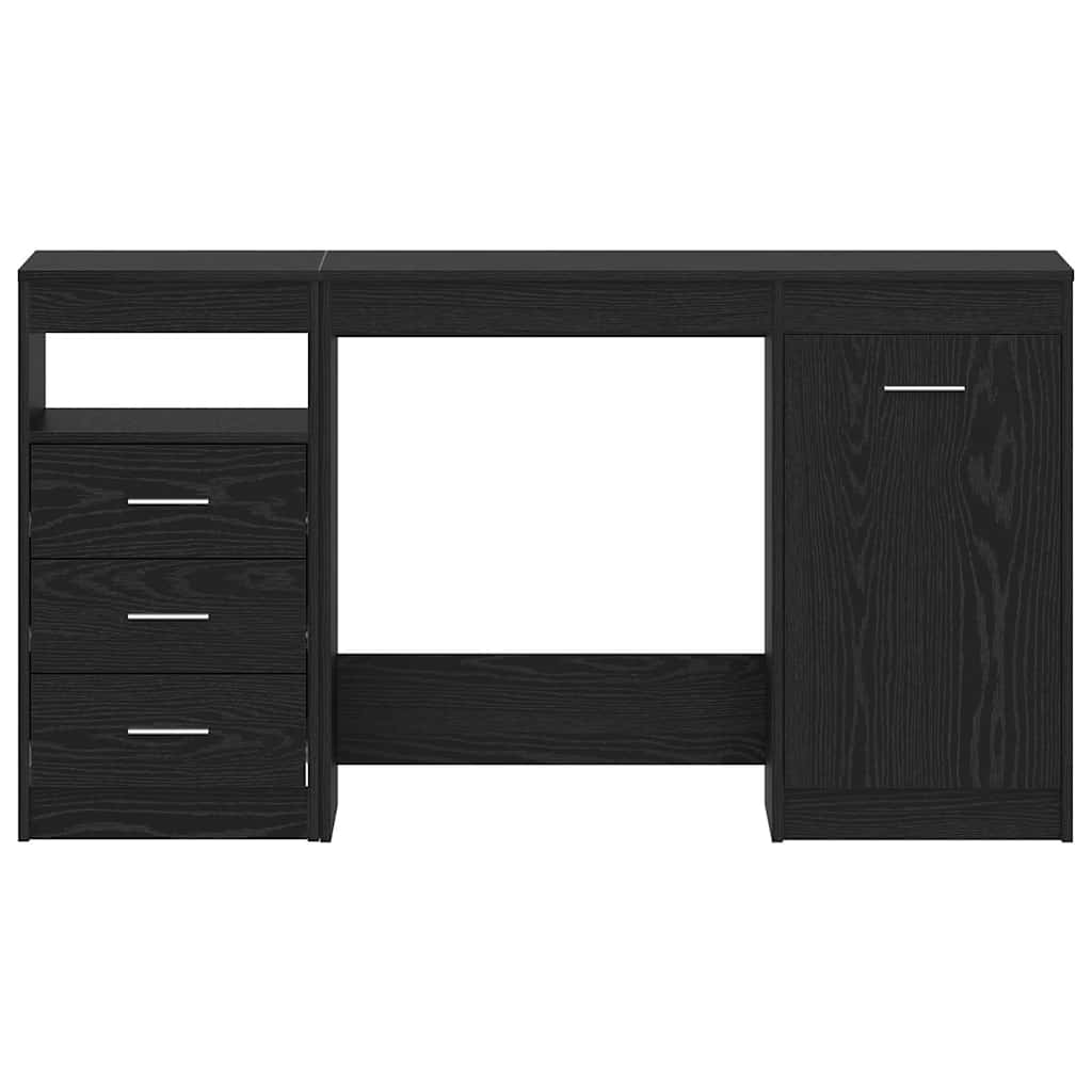 Schreibtisch Schwarze Eiche 140 x 50 x 76 cm Holzwerkstoff