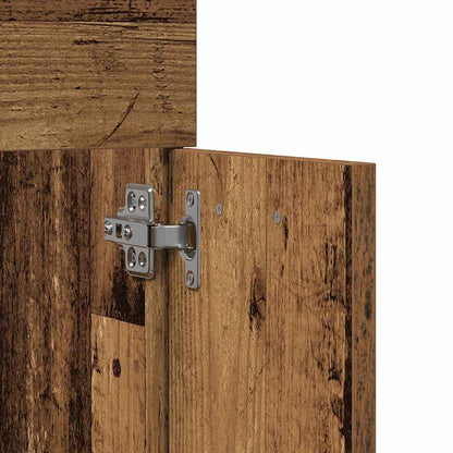 Badezimmermöbel-Set mit Schubladen 4 pcs Altholz Holzwerkstoff
